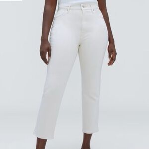 Everlane Curvy Cheeky Jean White Size 27